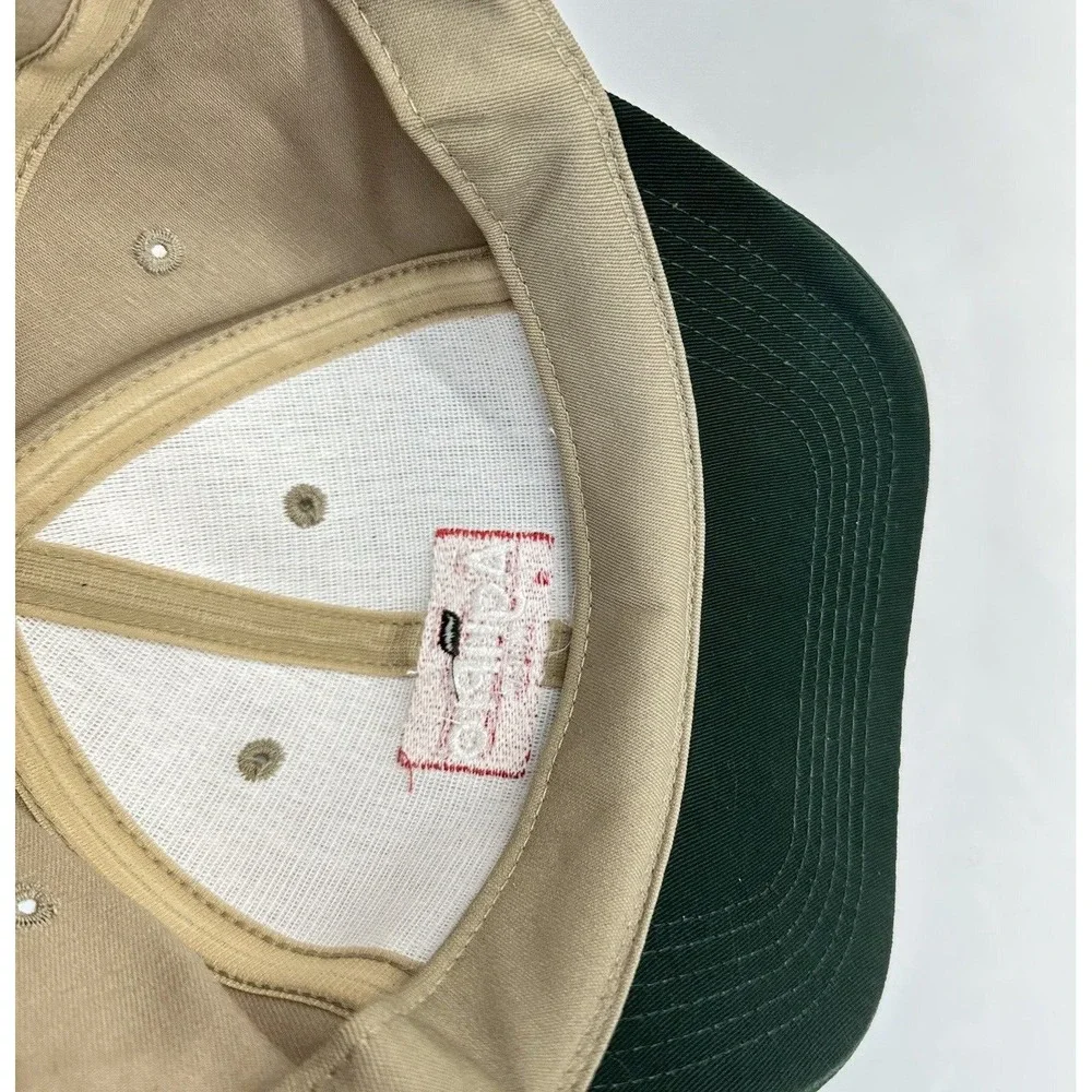 K-Products AgriPro Wheat Hat Tan Green Snapback Embroidered Farming